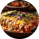 Two Cheese Enchiladas