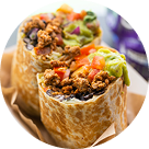 Beef Burrito & Enchilada